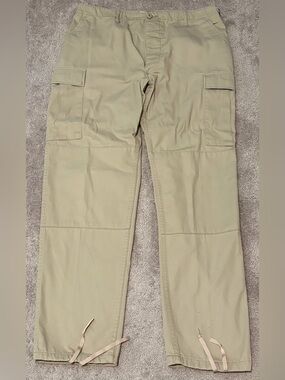 Propper Men's Khaki Cargo Combat Pants Tactical Utility Adjustable Size Large